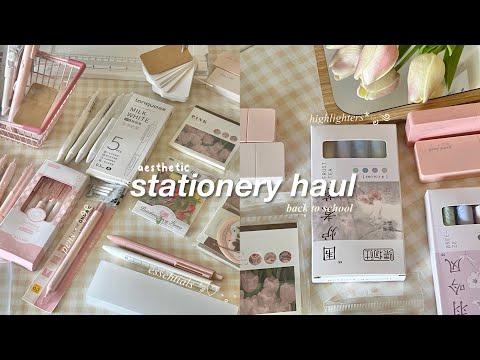 huge aesthetic stationery haul🌷 | ft. journalsay