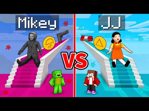 JJ and Mikey: SQUID GAME 2 Bridge Battle in Minecraft - Maizen