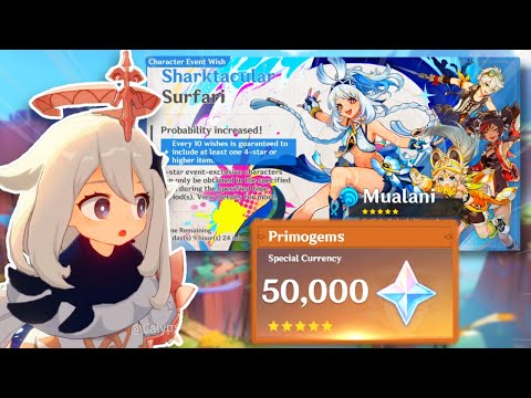 What Can 50,000 PRIMOGEMS Get You On Mualani's Banner? (Genshin Impact)