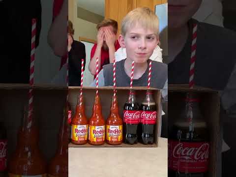 Hot Sauce Coca-Cola Roulette! #game #challenge #prank #roulette