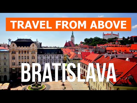 Bratislava from above | Drone video in 4k | Slovakia, Bratislava city from the air