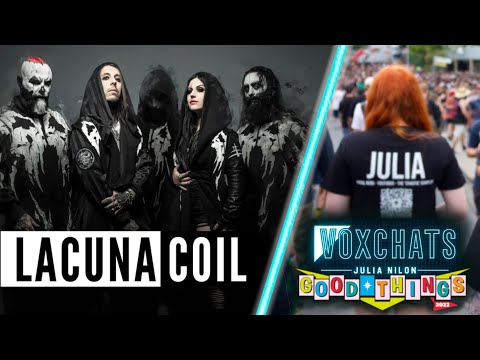 VOXCHATS: 17mins with Lacuna Coil (Good Things Festival 2022) | warming up with whiskey?!