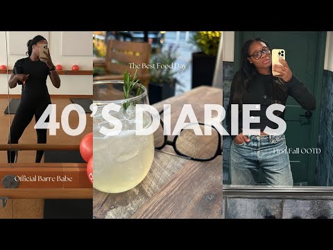 Vlog | Life Since Turning 40, The Best Girl Dinner, Marathon Outfit Try-On & More