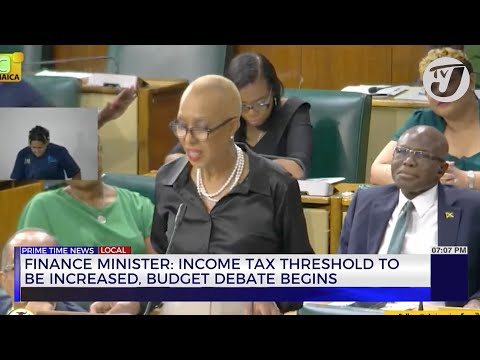 Finance Minister: Income Tax Threshold to be Increased, Budget Debate Begins | TVJ News