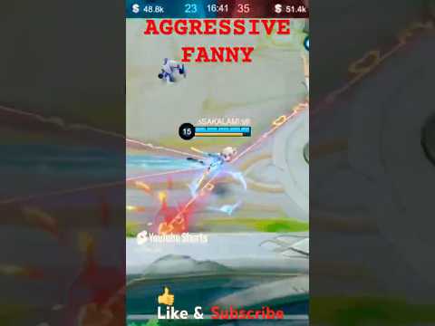 Aggressive Fanny #mobilelegends #mlbbshorts #mlbb #fannyplays #mlbbcreatorcamp #fannyhighlights