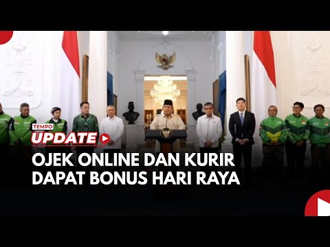 Pengemudi Ojek Online dan Kurir akan Dapat Bonus Hari Raya Tahun Ini