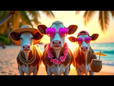 FUNNY COW DANCE 🐄| COW SONG  _ COW VIDEOS | DANCING COW | ANIMAL SOUND