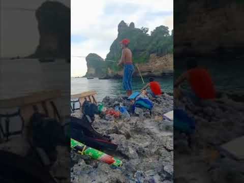 mancing pinggiran laut selatan malang