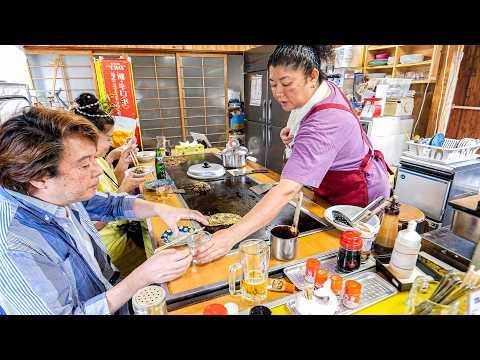 Japanese Street Food! Okonomiyaki Loved by the Locals! Japanese Cooking at Restaurants!