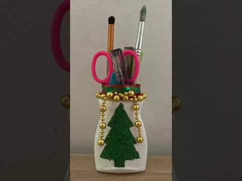 Organizador navideño #christmas #organizador #lapices #navideños