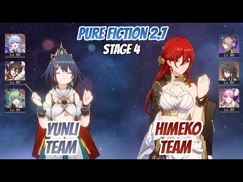 Yunli Team & Himeko x Herta Pure Fiction Stage 4 (3 Stars) | Honkai Star Rail