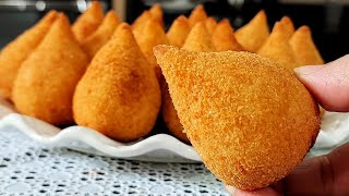 Com essa RECEITA você fará as COXINHAS PERFEITAS