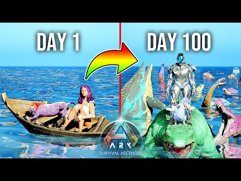 海中拠点で100日間サバイバル！【新ARK SURVIVAL ASCENDED/アーク/ASA】#18