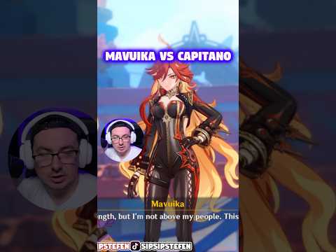 MAVUIKA VS IL CAPITANO REACTION | GENSHIN IMPACT