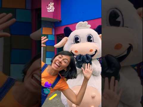 Baila "A Ram Sam Sam" con La Vaca Lola &  @123conandres | Canciones Infantiles #shorts