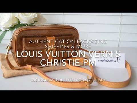 Louis Vuitton Vintage Preloved Vernis Christie PM: Authenticating Packaging Shipping Outfit Ideas