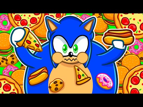 Becoming the FATTEST SONIC in Roblox..