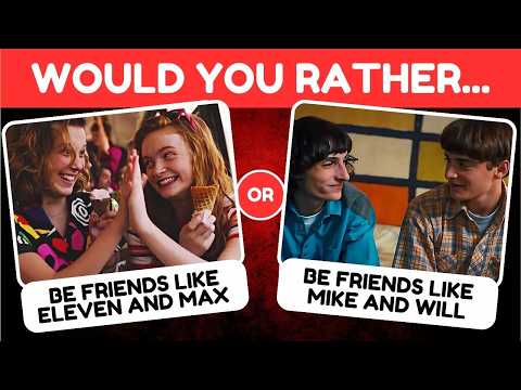 Would You Rather... Stranger Things edition! Netflix Upside Down time!