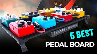 Top 5 Best Pedal Boards 2024 | Guitar Pedal Board - Reviews