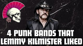 4 Punk Rock bands that Motörhead's Lemmy Kilmister liked