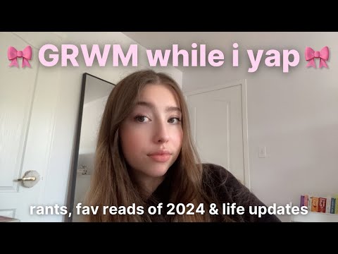 ep 8 🎀 GRWM & catch up | upcoming videos, life updates & talking about my fav books