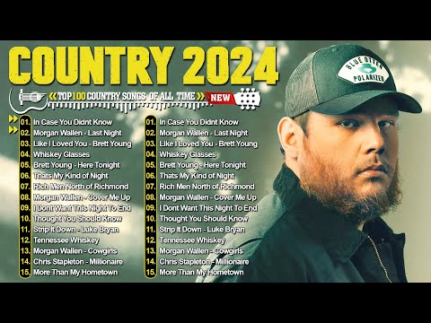 Country Music 2024 - Morgan Wallen, Brett Young, Luke Combs, Kane Brown, Luke Bryan, Chris Stap...