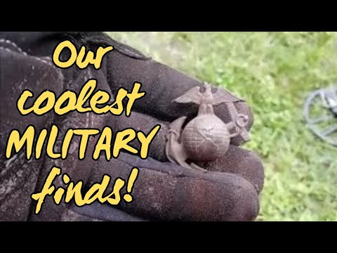 Finding some great MILITARY RELICS w/ friends! METAL DETECTING compilation! #mondaydigs GOLD/SILVER