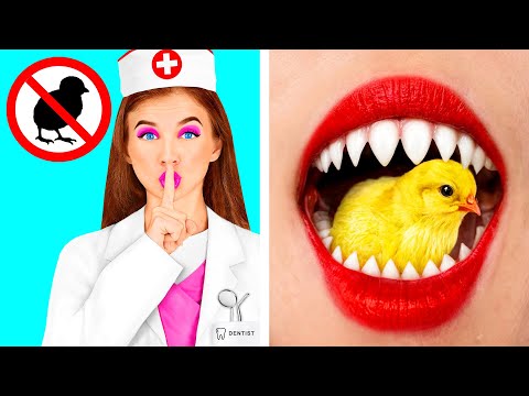 How To Sneak Pets From Dentist | Funny Moments by TeenTeam Challenge