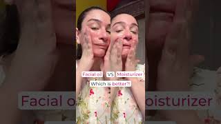 Facial oil vs Moisturizer! Which is better? For facial massages