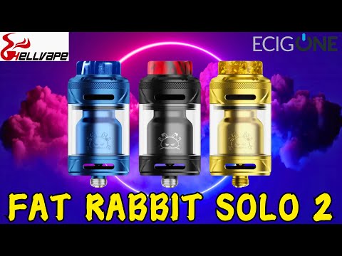 Hellvape Fat Rabbit Solo 2 - The Best RTA 2024 (Build 'n' Wick Tutorial)