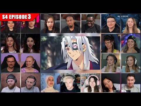 [Full Episode] Demon Slayer: Kimetsu no Yaiba Season 4 Episode 3 Reaction Mashup | 鬼滅の刃