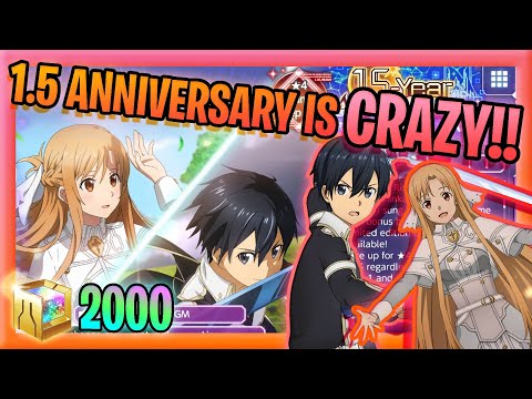 [SAO ARS]1.5 ANNIVERSARY Moon Cradle Kirito/Asuna are... BROKEN!!! - SAO Alicization Rising Steel