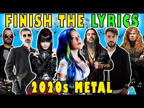 Finish the Lyrics 2020s Rock & Metal 🎶 Ultimate Rock & Metal Music Quiz