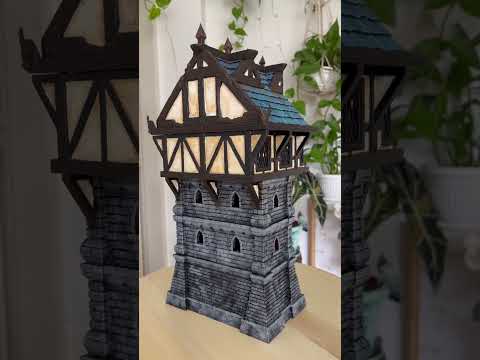 I painted my half of the tower gate, D&D #fantasy #dnd #painting #tabletopgaming