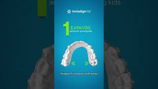 Invisalign First clear aligners are designed for children ages 6 to 10 #invisisforkids #invisalign