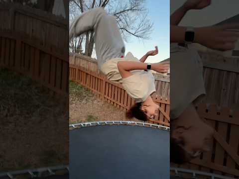 WE DID A BACKFLIP TOGETHER #trending #gymnast #backflip