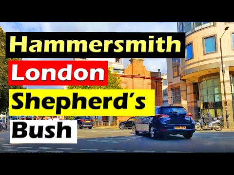 Stunning views from Hammersmith to Shepherds Bush, City Tour, London