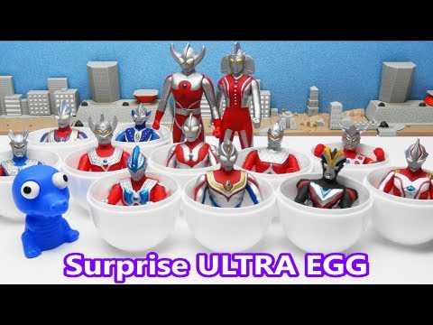 Ultraman Surprise Ultra Eggs  Zeo Ginga Ultraman Hikari Dyna Taro Mebius Victory Leo Tiga  BANDAI