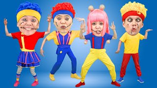 Monster Puzzle! DB Heroes Dance | D Billions Kids Songs