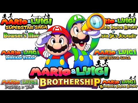 All Mario & Luigi Game Trailers (2003-2024)