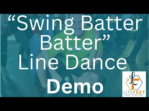 “Swing Batter Batter” line dance demo to Swing by Trace Adkins