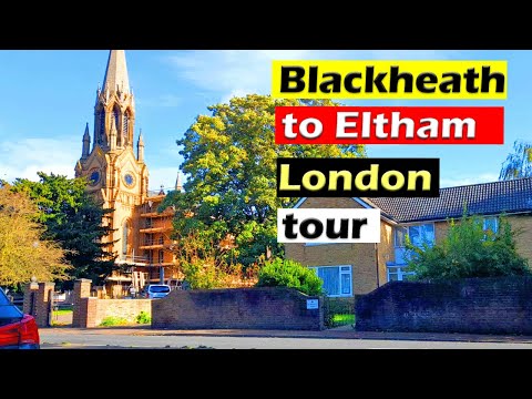 Driving from Blackheath to Eltham, London, UK