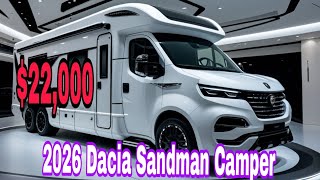 2026 Dacia Sandman Camper 6x6 – The Ultimate Off-Road Adventure Van!