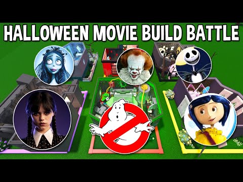 MEGA Halloween Movies Bedroom Build-Off CHALLENGE!