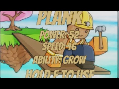 I finally got plank! (Slap battles)