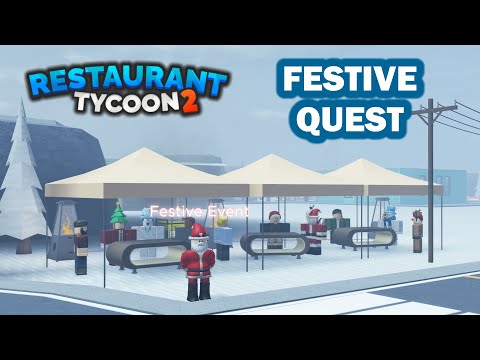 RESTAURANT TYCOON 2 Festive Quest Tutorial (2022 Winter Event)