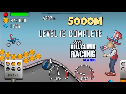 Hill Challenge - BREAK THE HIGHWAY 5000M RECORD FOR MOTO BIKE #hillclimbracing1