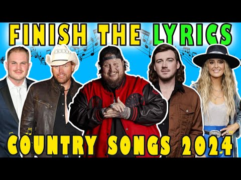 Finish The Lyrics Country Edition 2024 | Country Music Quiz 🎶 | Lyrics Challenge 🤠