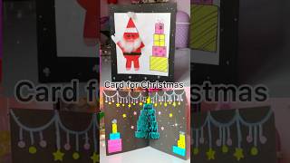 Christmas greeting card  making  method  #diy #Christmas  #satisfying  #shorts