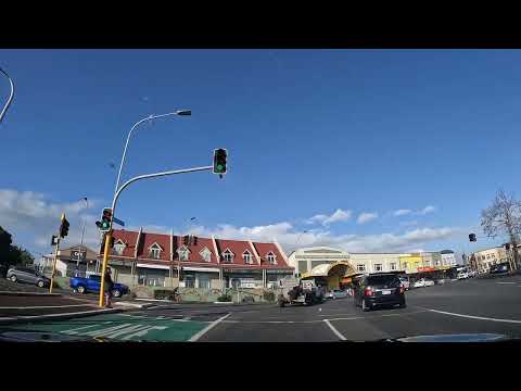 Driving around Grey Lynn to Freemans Bay | Auckland, New Zealand | Autumn 2023